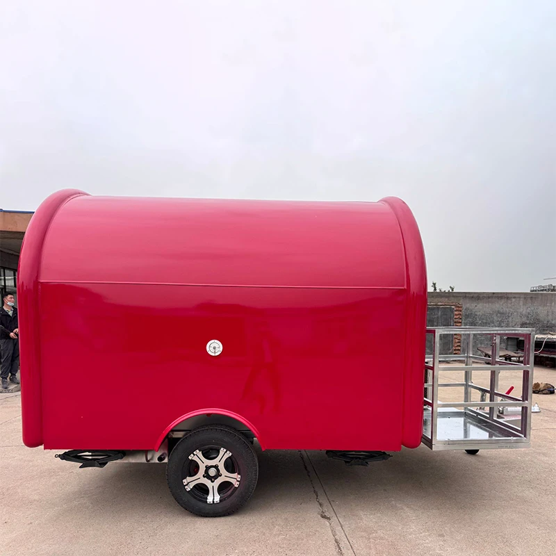 

Luxury Food Trailer with Full Kitchen Pizza Food Truck Restaurant Concession Trailer Mobile Hot Dog Vending Truck