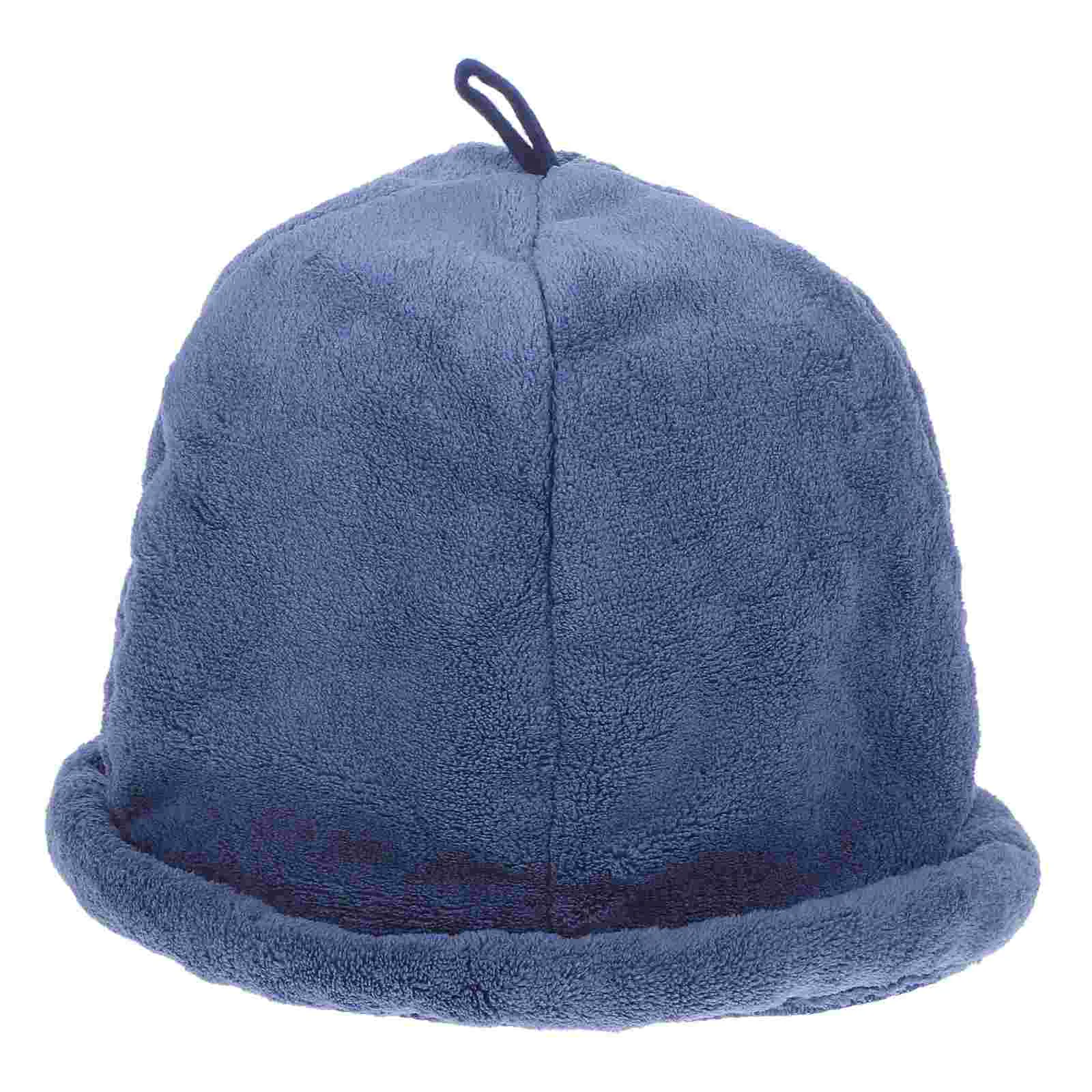 

Bucket Hats for Woman Fisherman's Sauna Bath Accessories Shower Cap Men Blue Felt