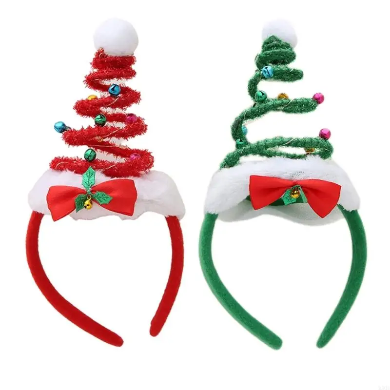 

Lovely Christmas Tree Headdress Spring Headwear for Girls Anime Cartoon HairHoop