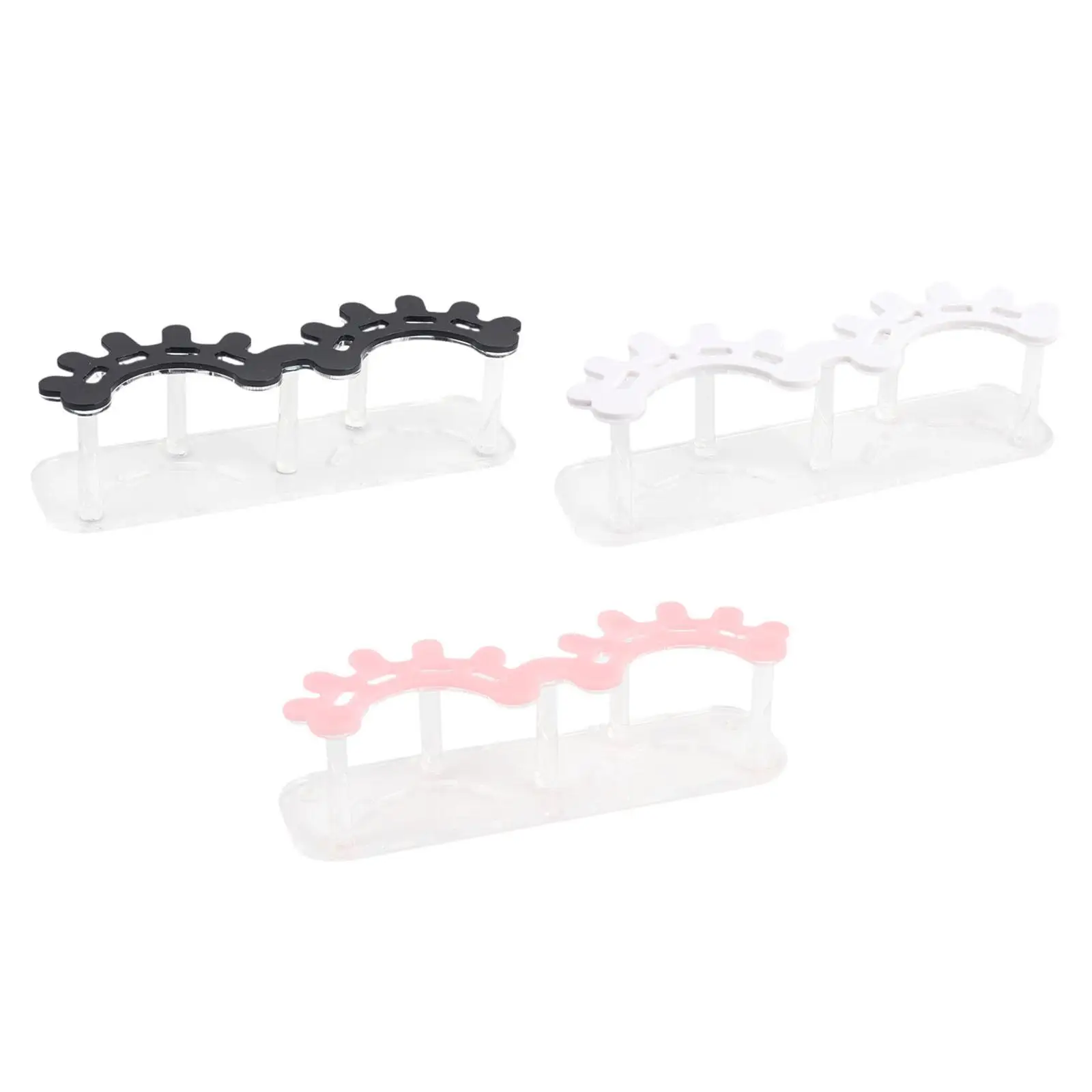 まつげエクステンションピンセットホルダー ピンセットスロット ポータブル エレガントなアクリルディスプレイ収納ラック ドレッシングルームギフト用
