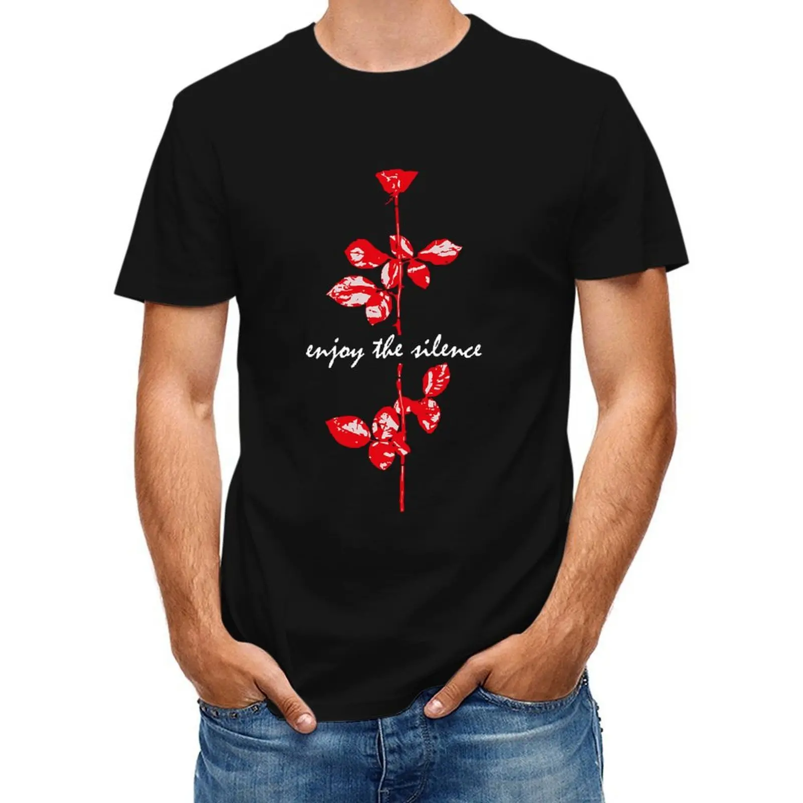

Enjoy The Silence T-Shirt blanks anime stuff mens t shirts pack