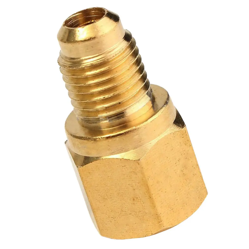 

Air Conditioning Adapter 1/4 Inch To 1/2 Inch Brass Refrigerant Adapter Fitting For Car Ac System Repair Tool Kit