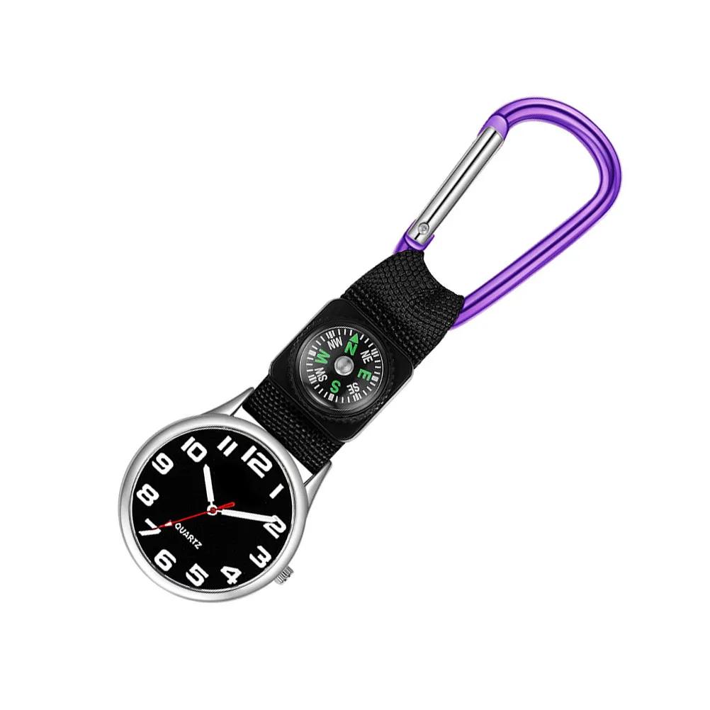 1Pcs Simple Nurse Pocket Watch Timepiece Hanging Brooch Style for Healthcare Professionals Gift Black Nurse Watch Brooch