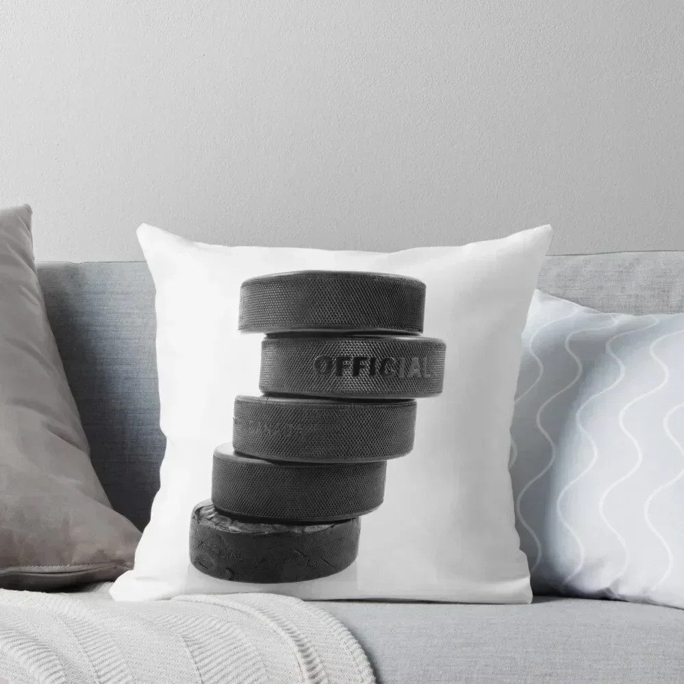 

Ice hockey pucks Throw Pillow Cushions Home Decor Sofa Cushions Custom Cushion covers for pillows pillow