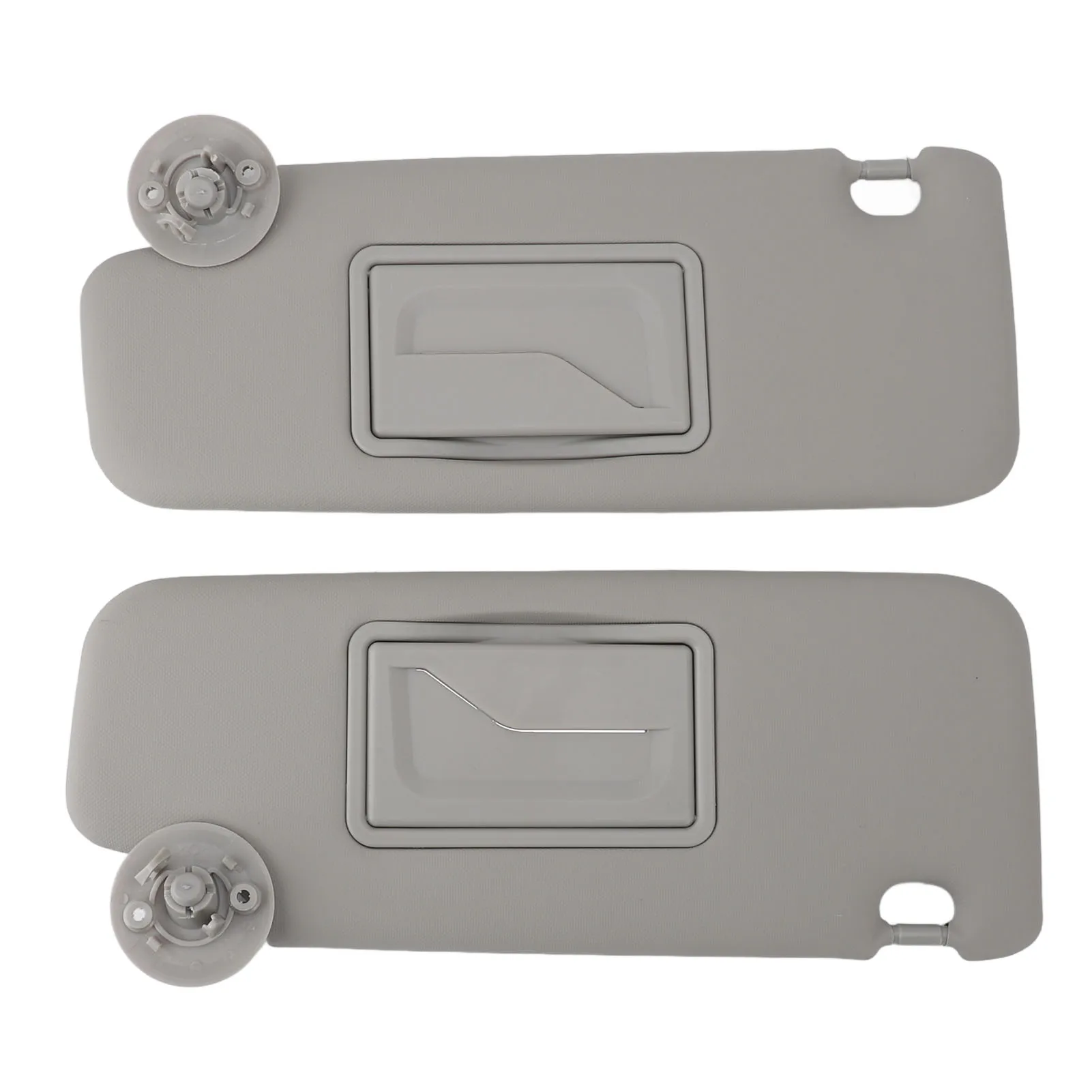 ZK20 1 Pair Car Sun Visor UV Blocking Gray Left Right Sun Visor with Mirror for SONIC 2012 ‑ 2020