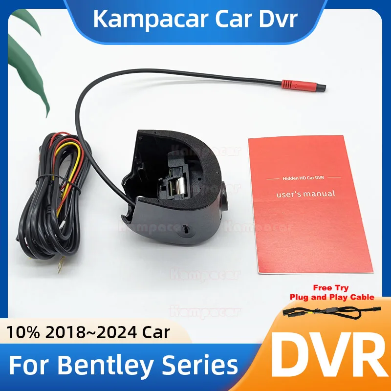 BL01 1K 2K 4K Plug and Play Car Dvr Dash Cam DashCam For Bentley Bentayga Continental GT Flying Spur 2018 2019 2020 2021-2024
