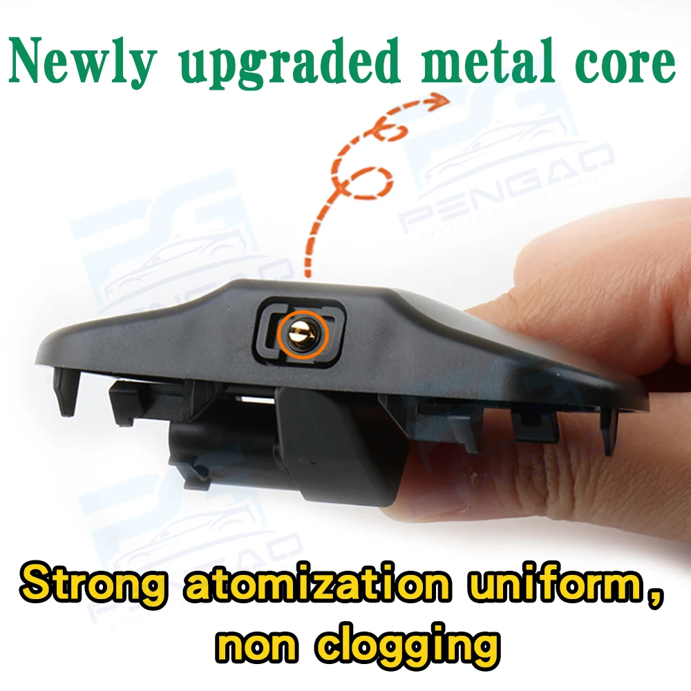 

Washer Jet For Porsche 2011-2016 Cayenne Macan Panamera 2Pcs Front Hood Windshield Washer Nozzles Jet Heated Adjust Sprayer Kit