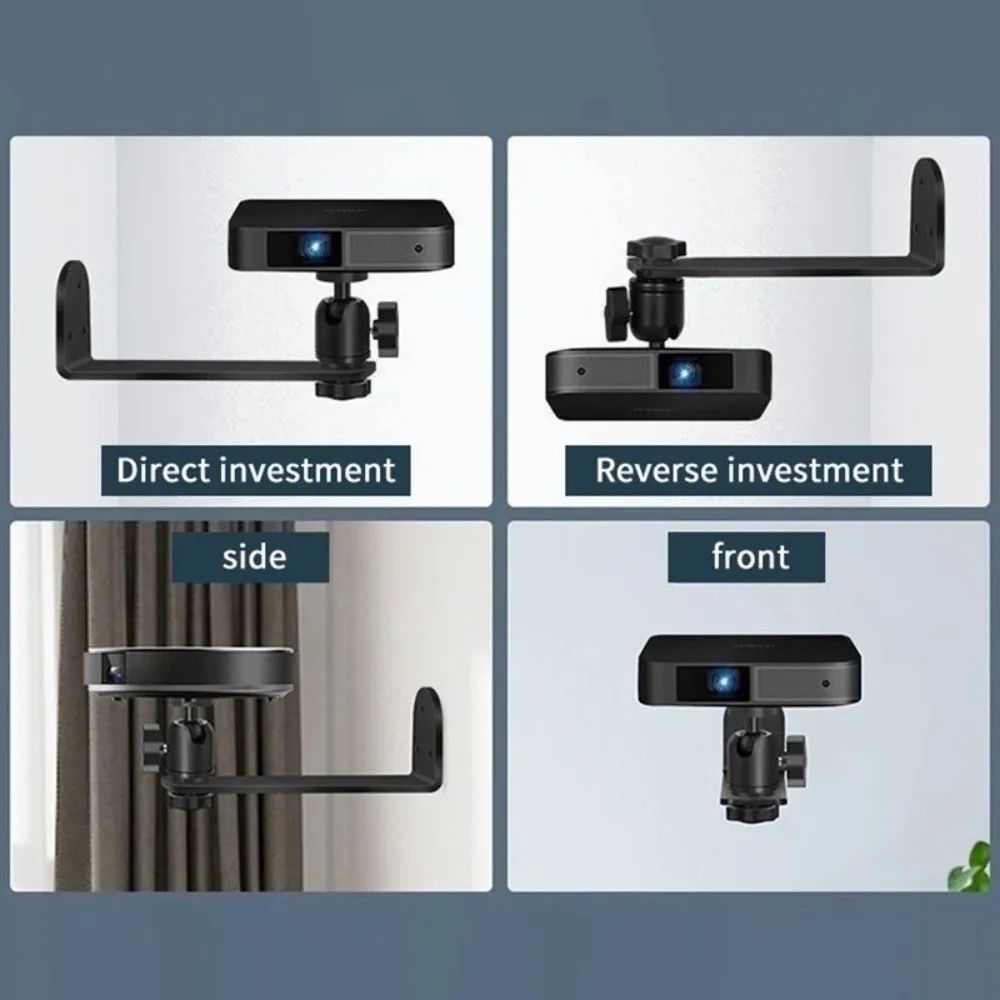 Nuevo Soporte giratorio para proyector 360, soporte para proyector ajustable multiángulo con tornillo de 1/4