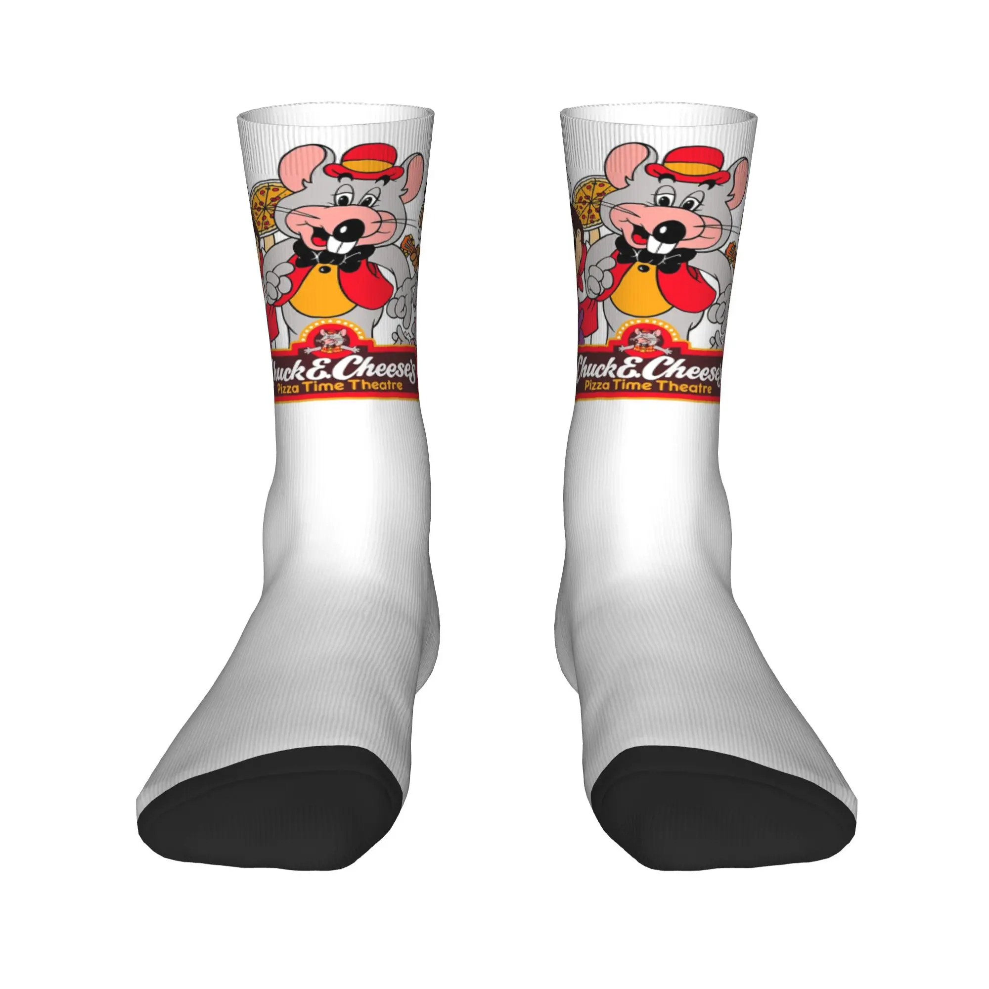 Alle seizoenen The Rat Chuck E Cheese Sokken Harajuku Hoge kwaliteit Kousen Crew Sokken voor Mannen Vrouwen Kerstcadeaus