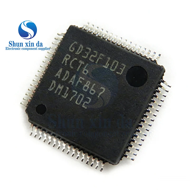 1PCS LQFP GD32F103 GD32F103RCT6 STM32F103RCT6 GD32F103CBT6  In Stock Chipset