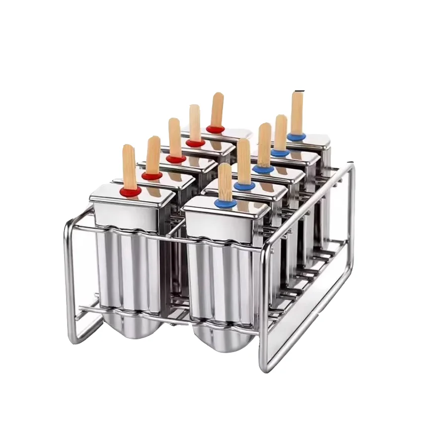 New [Food-Grade] 304 Stainless Steel Popsicle Molds | DIY Ice Cream Maker