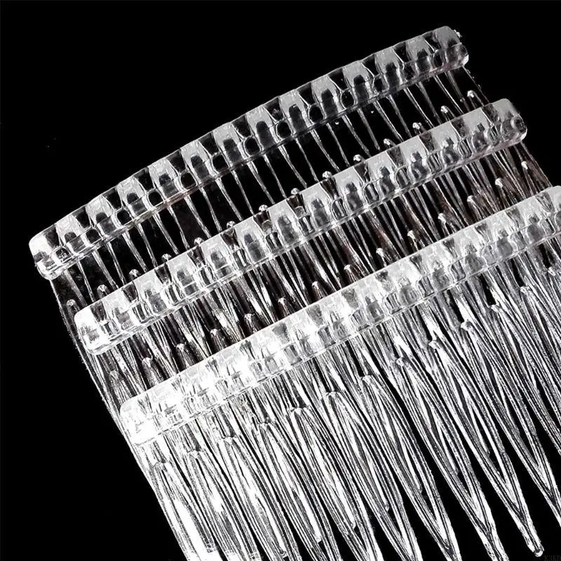k3kd 10pcs ผมด้านข้าง combs 14 ฟันผ้าคลุมหน้าหวีสำหรับผู้หญิงผู้หญิง, diy เจ้าสาวแต่งงานม่านผมคลิป, อุปกรณ์เสริมผม