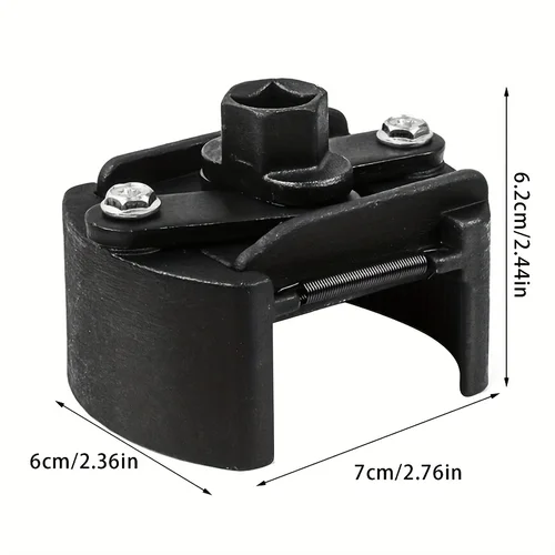 Imagen 2 del producto Llave de acero ajustable de 60mm-80mm para filtro de aceite de coche, herramienta de reparación de extracción de filtro de combustible, accesorios para camión y motocicleta