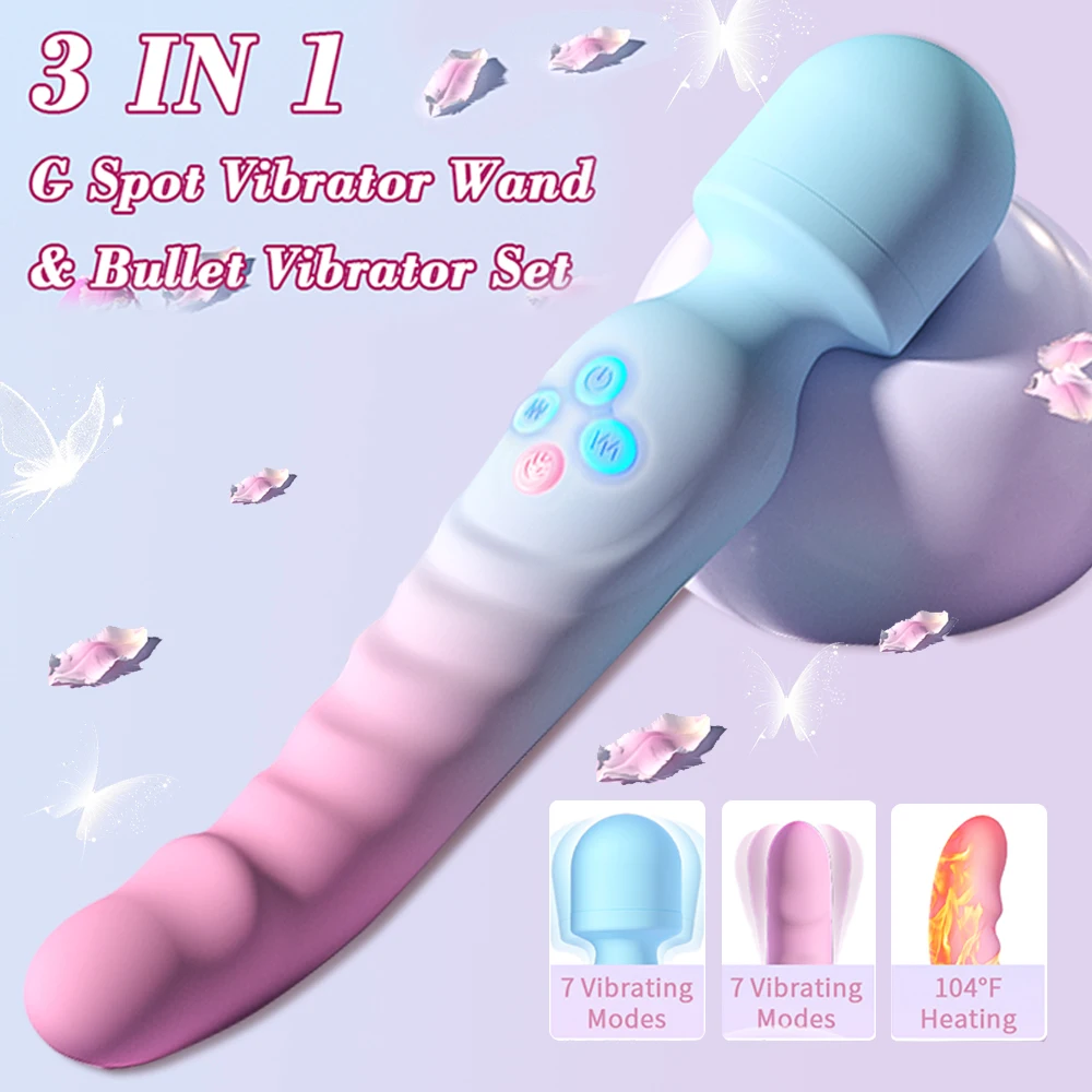 Powerful AV Magic Wand Vibrator for Women Anal Clitoris Stimulator Vagina G Spot Massager Wireless Female Masturbator Sex Toys