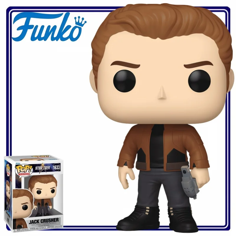 Figura Coleccionable de Vinilo Funko Pop Star Trek Jack Crusher, Adorno de Escritorio, Decoración del Hogar, Regalo de Cumpleaños para Fanáticos de la Televisión de Ciencia Ficción