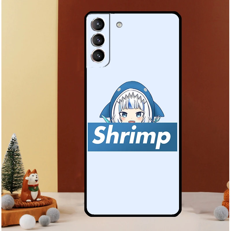 Gawr Gura Hololive Anime Case For Samsung Galaxy S24 Ultra S20 S21 FE Note 10 20 Ultra S8 S9 S10 S22 S23 Plus Cover