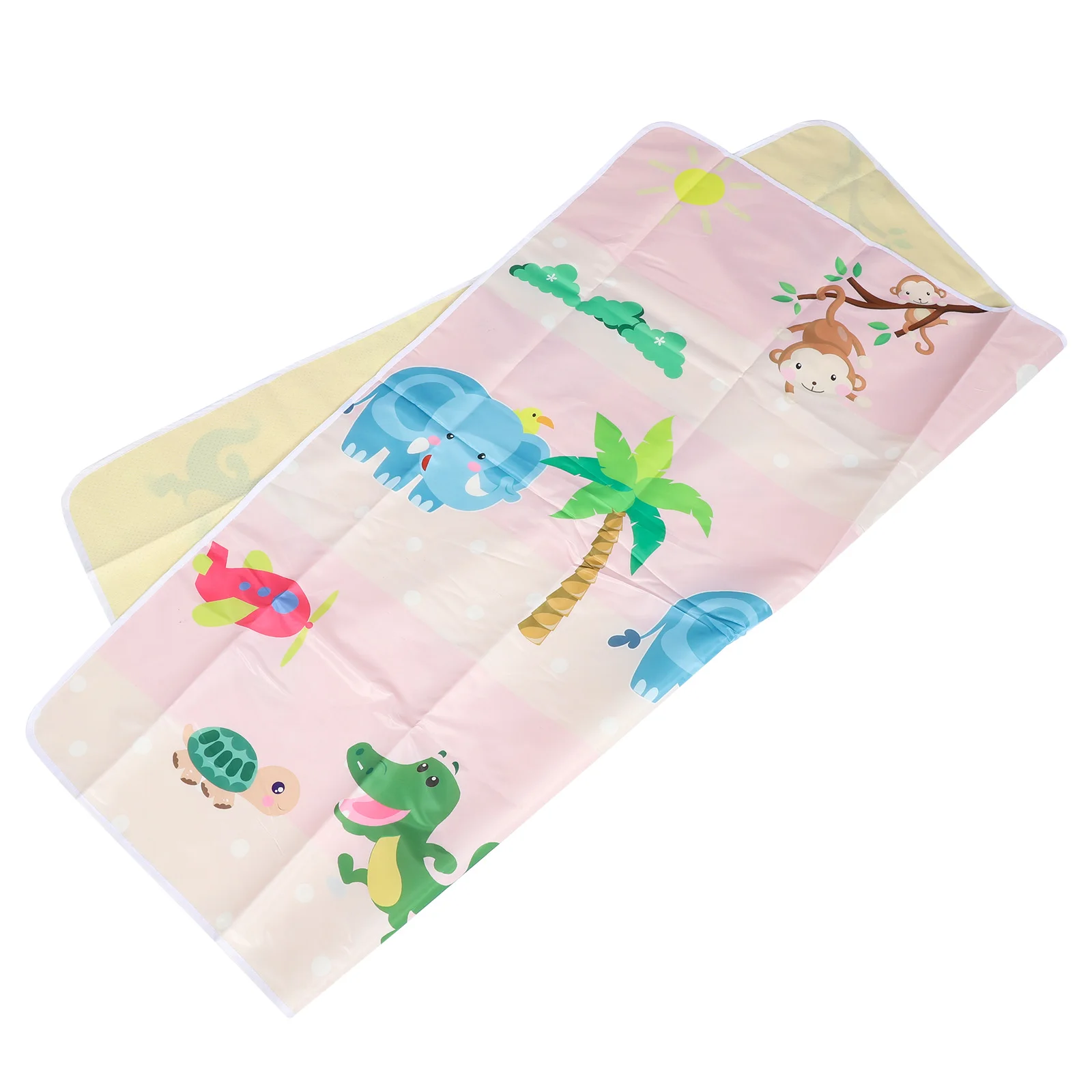 

Waterproof Baby Under Highchair Floor Protector Large Foldable Playtime Mat For Kids Mealtime Picnic Lightweight Cartoon