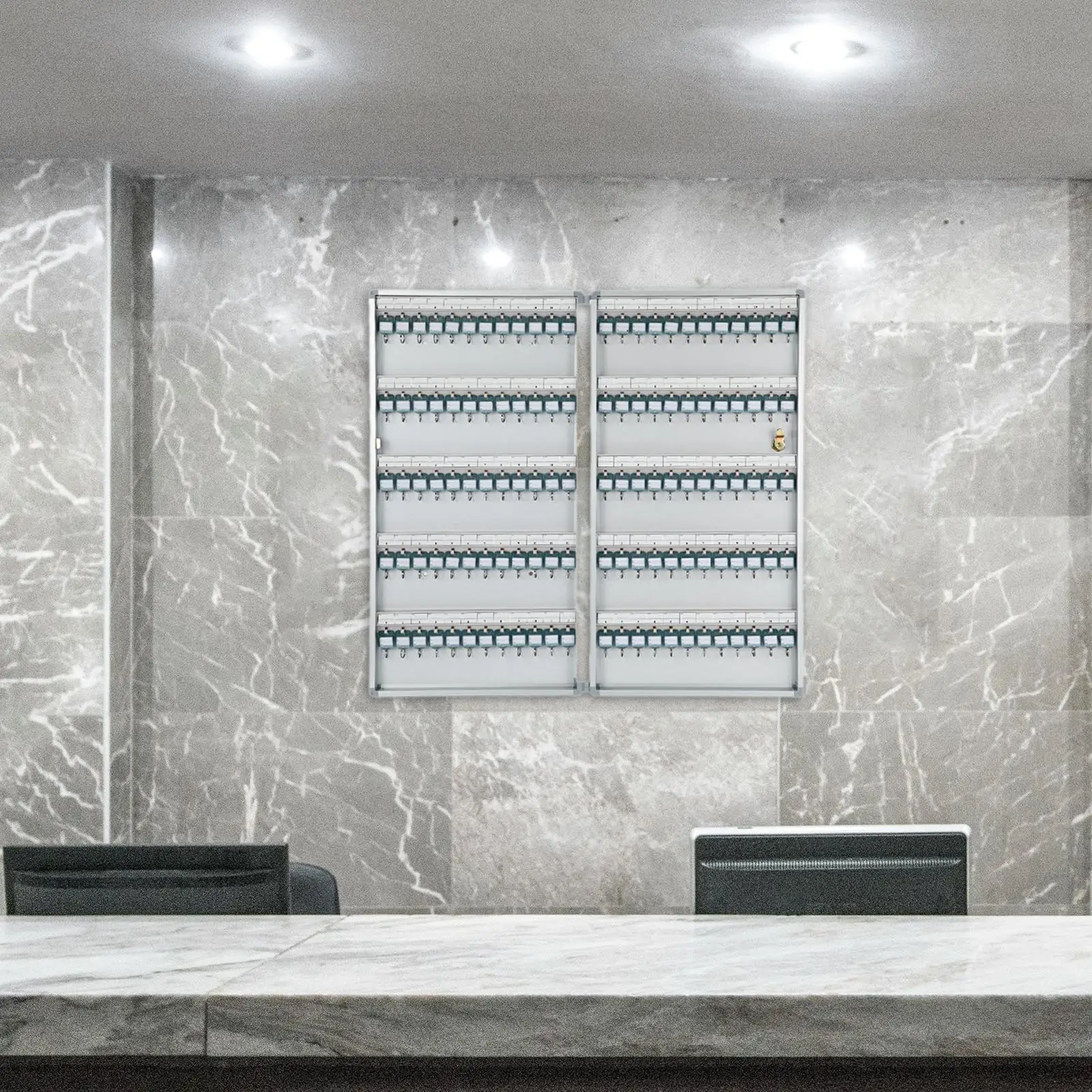 120 Position Key Storage Lock Box Key Organizer for Hotels Rental Business