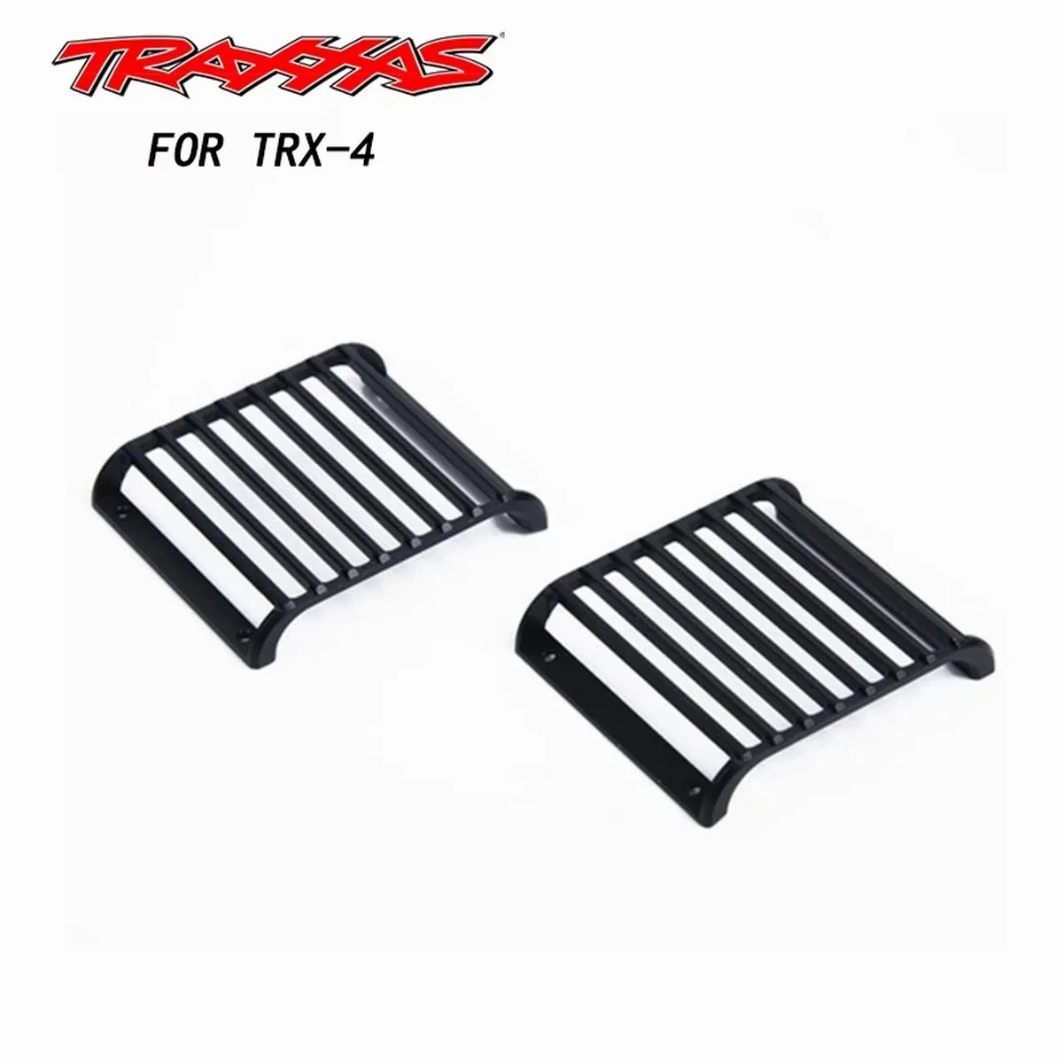 2Pcs TRX4 Defender Metal Front Lamp Guards Headlight Cover Guard Grille for 1/10 RC Crawler Car Traxxas TRX-4