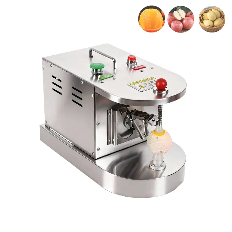 Fully Automatic Commercial Double-Blade Multi-Functional Fruit & Vegetable Peeling Machine Lemon Lime Citrus Peeler Machine