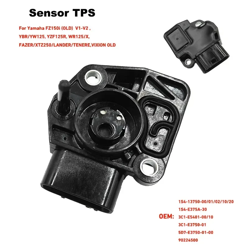 Capteur de Position d'accélérateur TPS, pour Yamaha Xtz 250 FZ150i (ancien) V1-V2 XTZ250 YW125 YZF125R WR125/X VIXION(ancien) Fazer/Lander/ténere