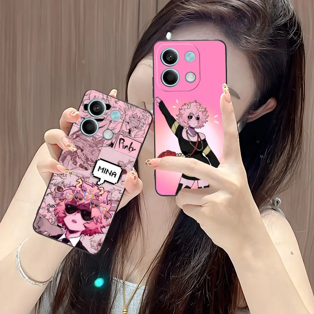 

Чехол для телефона My Hero Academia Mina для POCO M6 M5 M4 M3 X7 X6 X5 X4 X3 F6 F5 F4 Pro GT 5G с цветной печатью, защитный довольно роскошный
