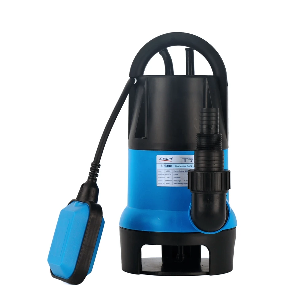 

2025230V 0.5 1 Portable 400W 550W 750W 1100W Garden Submersible Pump Sewage Dirty Water Pump With Float Switch(deposit)