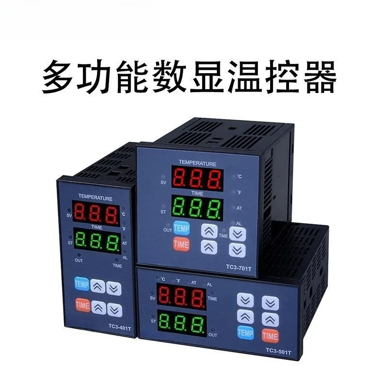 TC3-401 multi-function digital display thermostat high-precision temperature and integrated heat transfer machine indicator