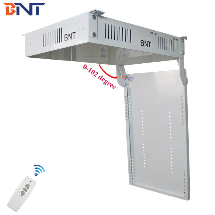 

55 to75 Inch Wireless Control Motorized Flip Down from Ceiling TV Lift Mechanism with tv mount bracket