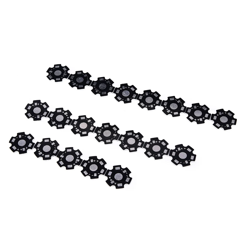 20pcs High Power 1w /3w /5w Watt LED Heat Sink Aluminum Base Plate 20 mm LED board KIT DIY high quality star heatsink