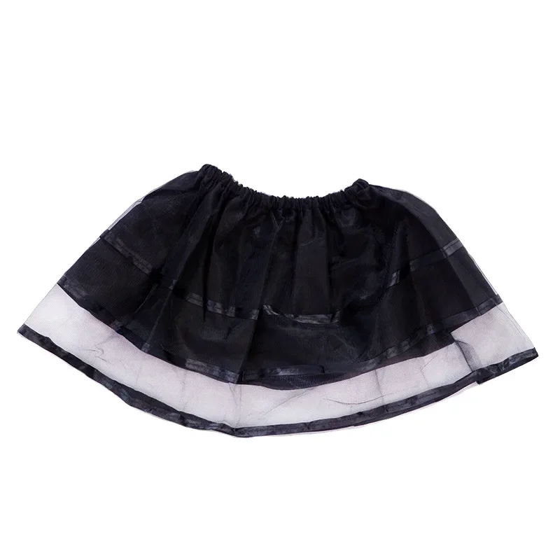 Children's Short Tulle Skirt Elastic Festival Ballet Dance Wedding Birthday Party  Holiday Decoration 2- 8 Years Girl Christmas