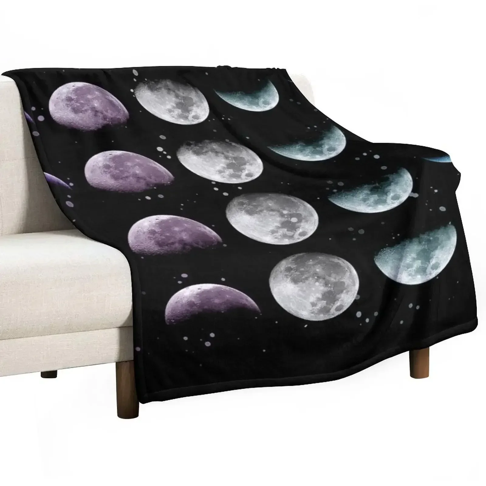 

Moon Phase Throw Blanket Thermal Multi-Purpose Sleeping Bag Blankets