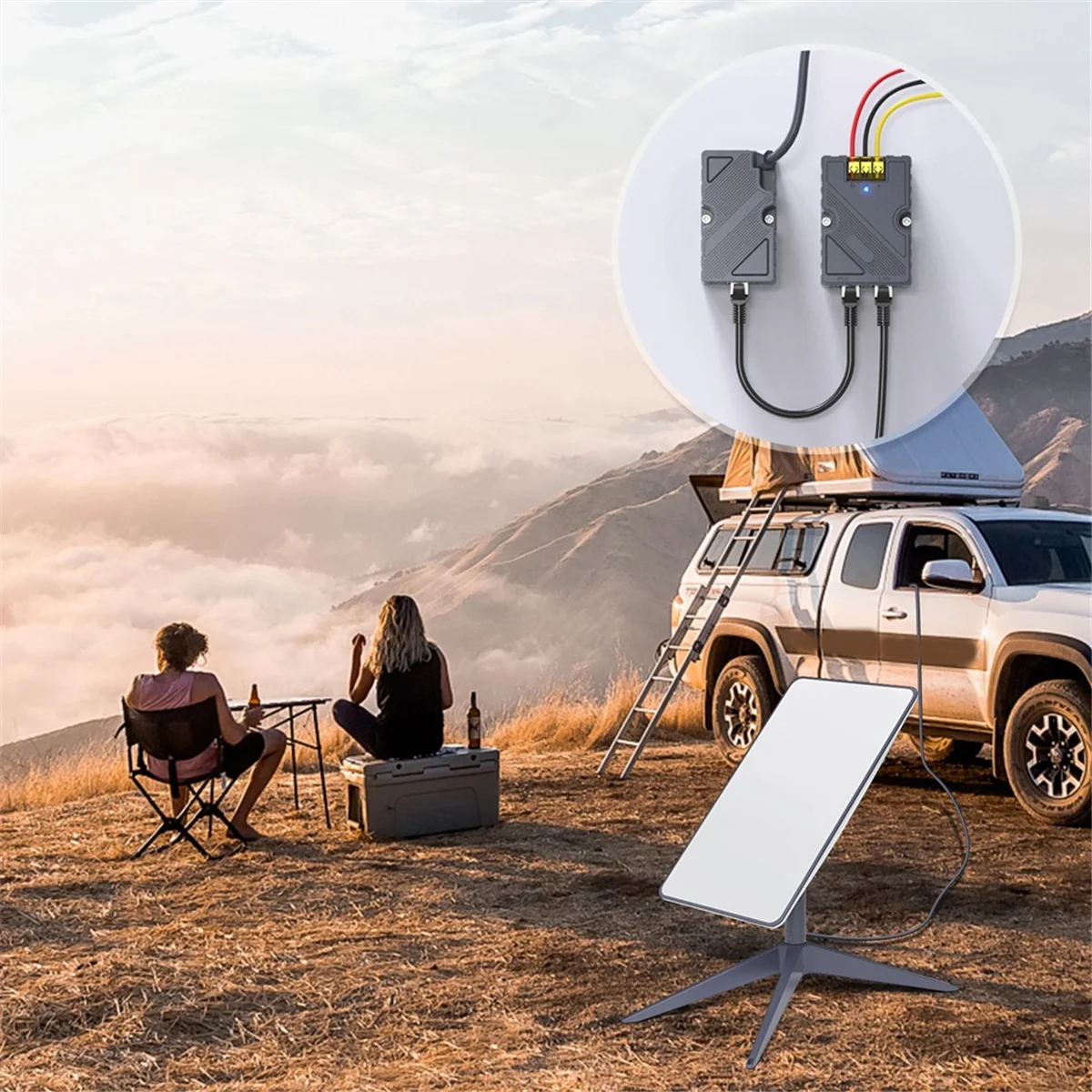 N35R_DU Per cavo adattatore Starlink Dishy a RJ45 e GigE passivo da 150 W