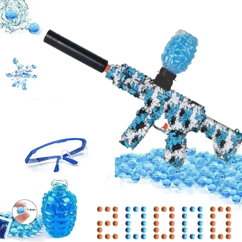 Kids splatter ball Water gel Beads toy Guns Electric Gun Toys Firing Hydrogel Water Ball Guns Children Sports Toys