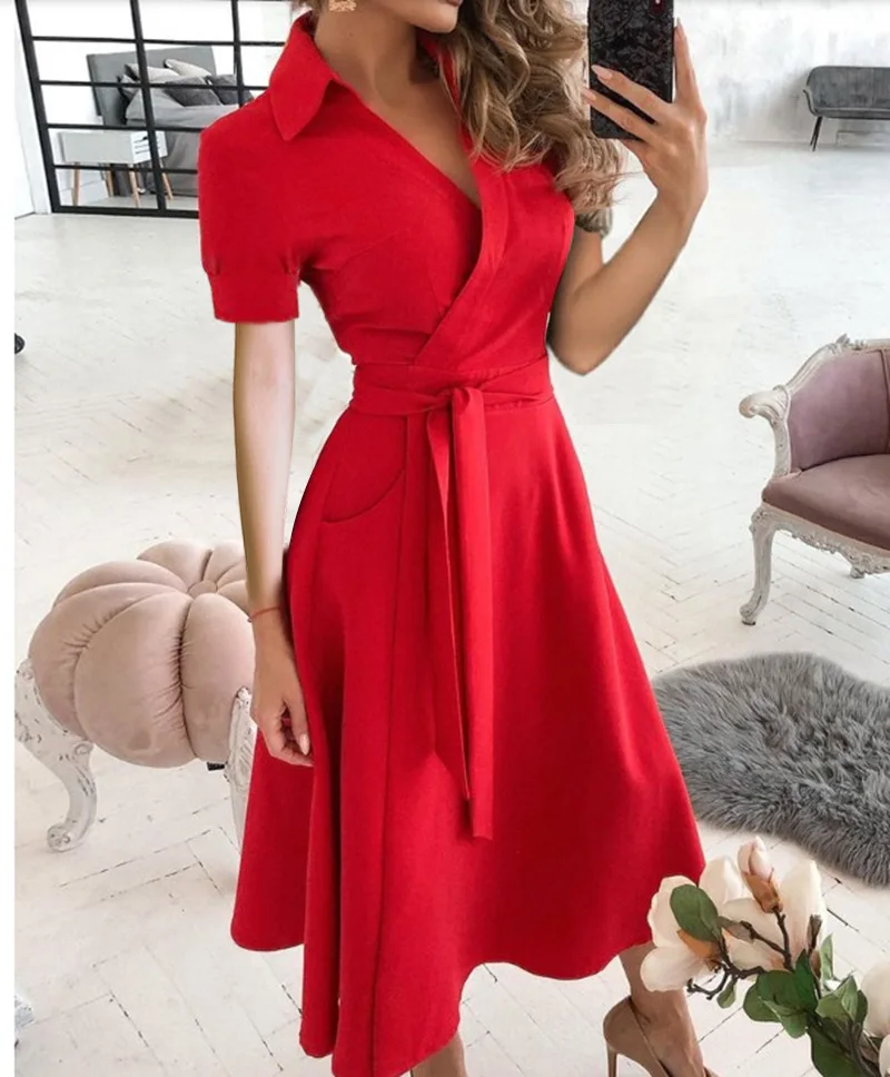 2023EBAY Express WISH explosive spring and summer fashion long-sleeved V-neck print bag buttock dress women\'s dress