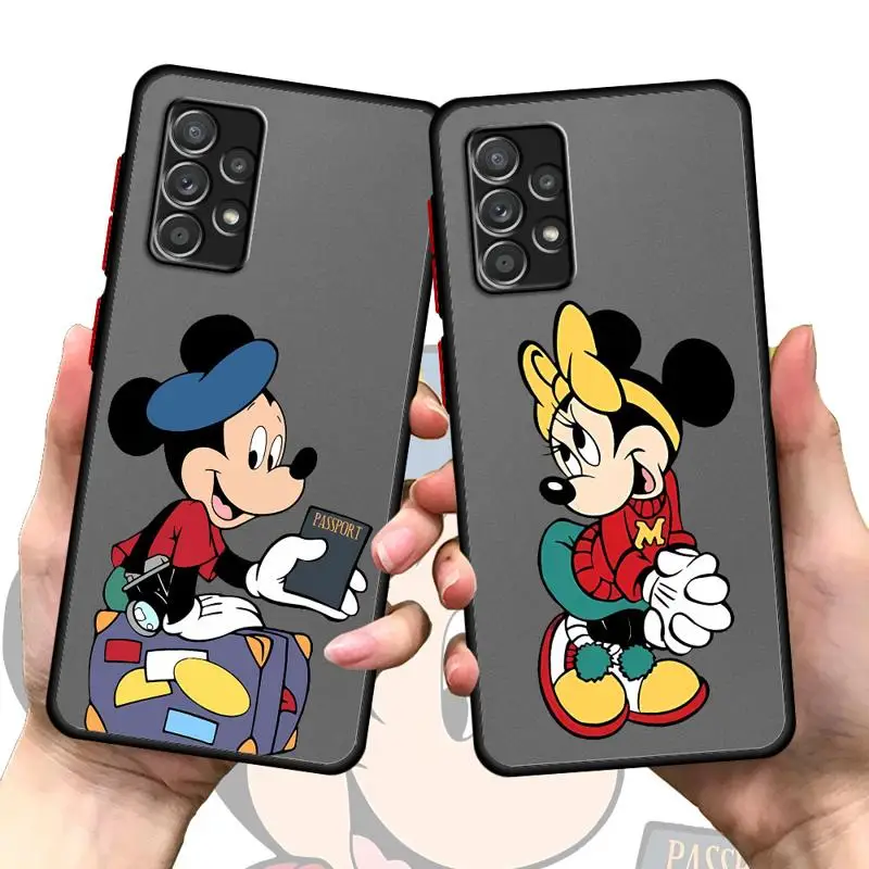 Mickey Minnie Mouse Disney Phone case for Samsung Galaxy A12 A13 A15 22 A14 23 A25 33 A24 A32 A34 35 A52 A55 53 A54 73 A72 4G 5G