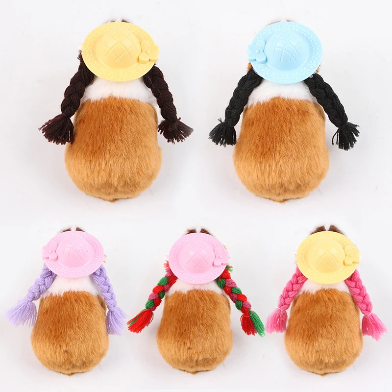 Cute Mini Hat For Small Animals Adjustable Pet Cosplay Clothing Headgear Hamster Birds Guinea Pig Little Pet Assessories