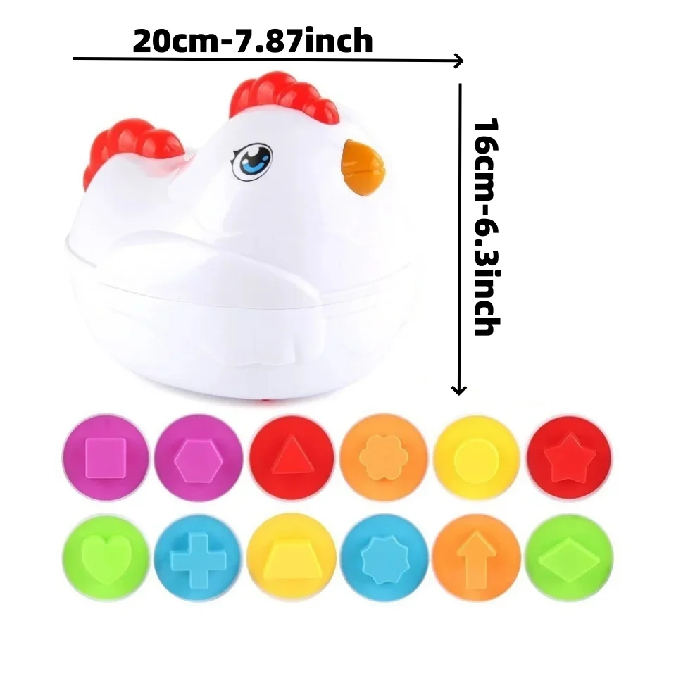 เด็กรูปร่างประกอบไข่จําลอง Montessori Baby Early Education และสติปัญญาการรับรู้สีของเล่นไข่