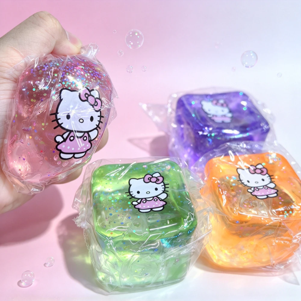NeeDoh Maltose Ice Cube Squishy Fidget Toy, Sensory Stress Relief Squeeze Venting Toy for Kids Adults Anxiety ADHD - view 3