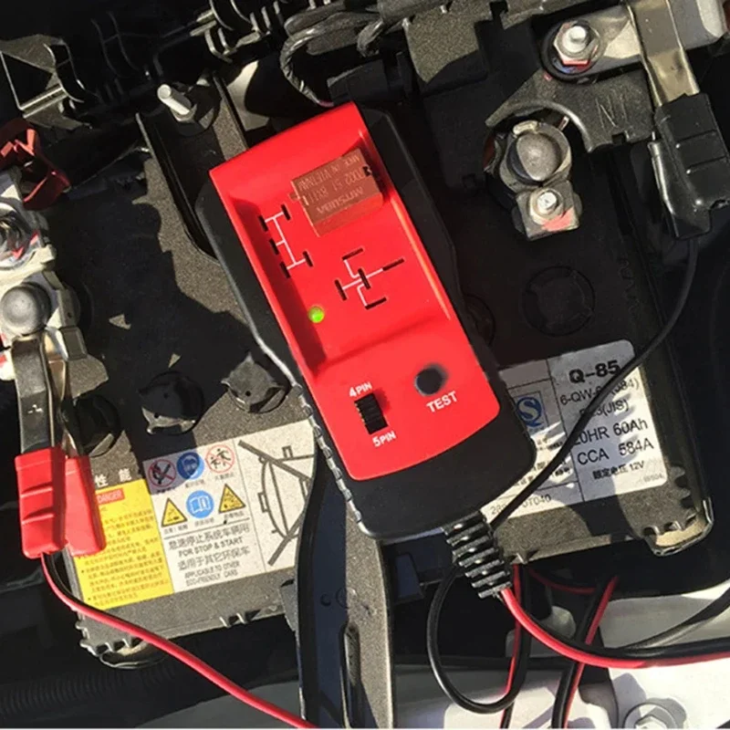 مجموعة أدوات اختبار مرحل السيارة متعددة الأغراض 12 فولت - جهاز تشخيص الدائرة الإلكترونية