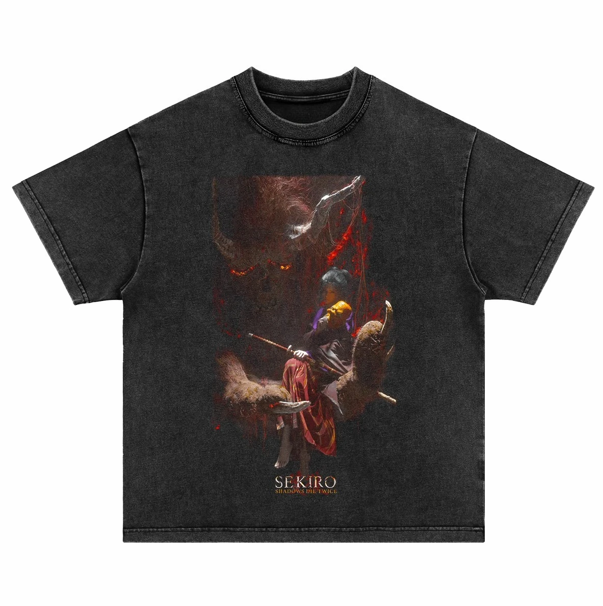 

Summer Sekiro: Shadows Die Twice, футболка Eternal Regret Ghost Series Game Culture Peripheral, американская ретро с короткими рукавами