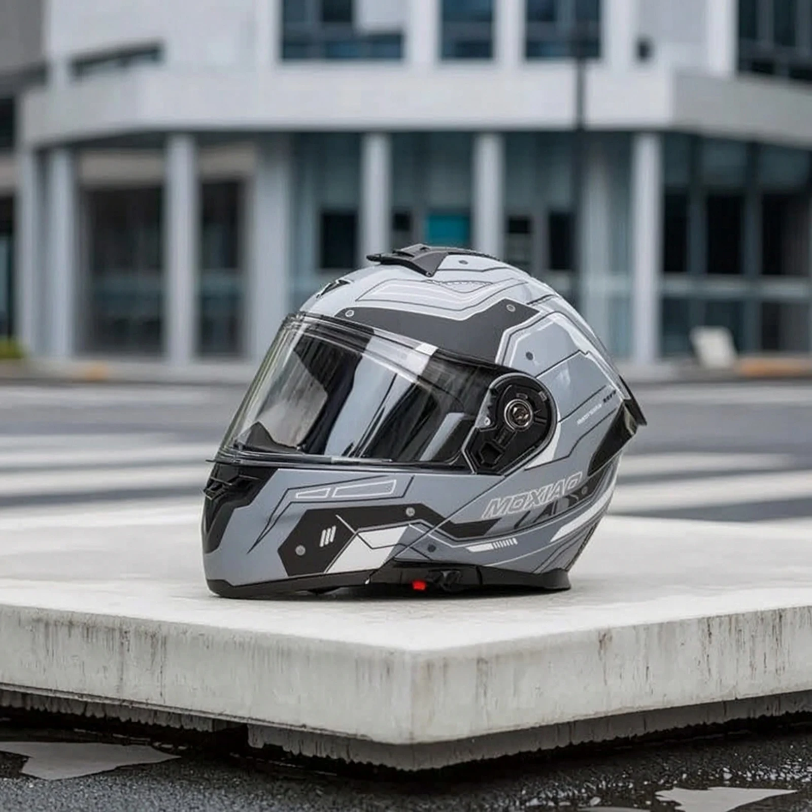 Modular Helmet Ventilated Helmet with Dual Visor Wide View Washable for Motorcyclists, Motorcycle Riding, Touring