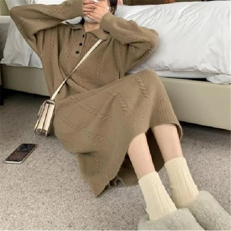 

Пуловер длиной до колена, свитера в корейском стиле, джемперы, женские водолазки с завязкой на талии, офисные молодые британские модные модные с рюшами и стразами