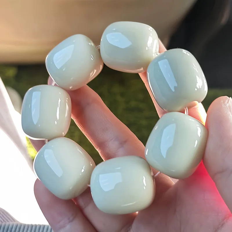 Fat Year Cake, Ivory Fruit, Hand-Twisted, Soft And Flexible, Stress-Relieving Bracelet Women, Buddhist Style