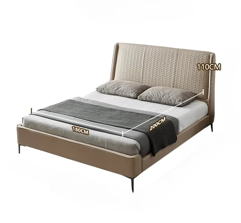 

Современная мебель для спальни: мягкая кровать, плавающая кровать в винтажном стиле, двуспальная кровать класса люкс (King/Queen), каркас из массива дерева, умная кровать.