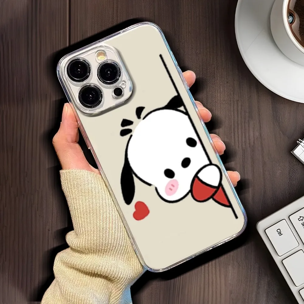 Cute Pochaco Phone Case For Iphone 15 11 13 14 Pro Max 7 8 Plus X Xr Xs Max Se2020 12mini Cover Case