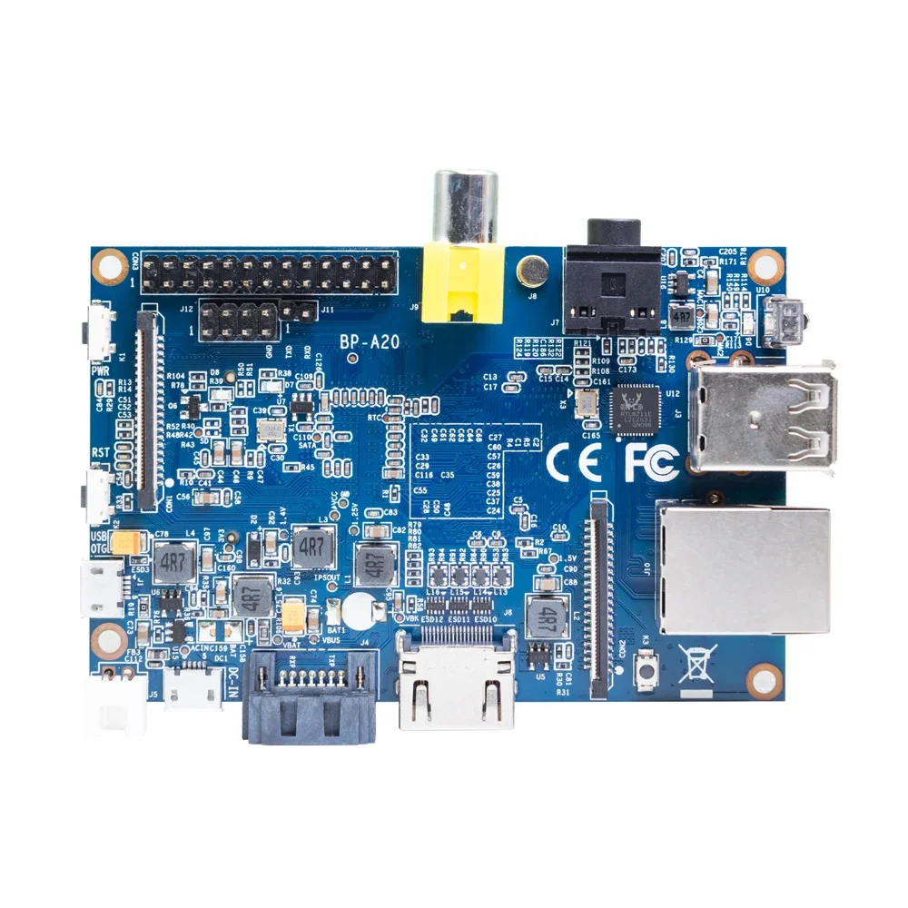 Banana Pi BPI-M1 Allwinner A20 ثنائي النواة 1 جيجابايت ذاكرة الوصول العشوائي DDR3 SATA 2.0 HDMI AV Vide Out SoC أجهزة مفتوحة المصدر