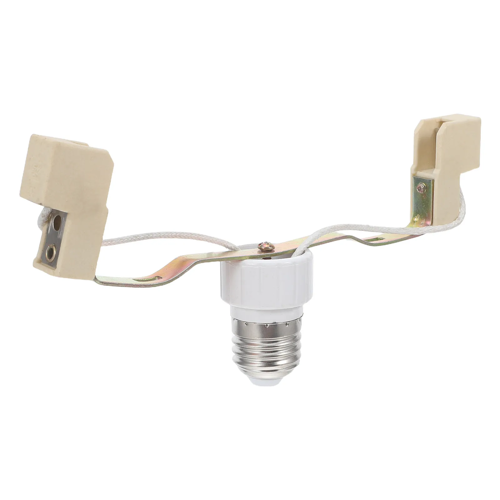 

Ceramic E27 to R7s Socket Adapter 189Mm Resistant Lamp Base Socket Converter Halogen Bulb Holder for Home Industrial