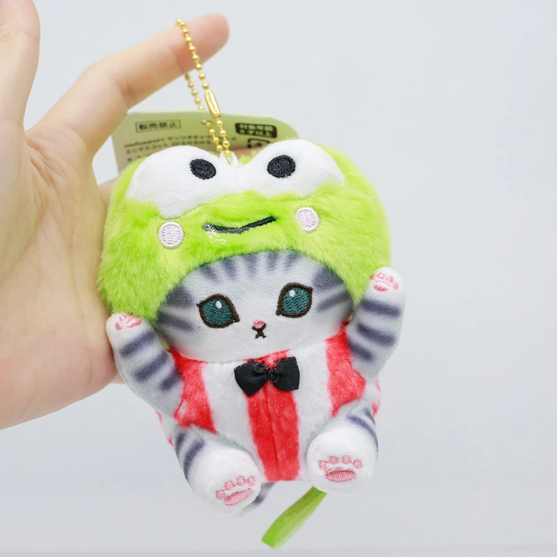 Anime Mofusand Cute Pendants Gudetama Egg Yolk Twin Stars Hamster Salmon Plush Toys Bag Keychain Collect Decoration Kid Gifts