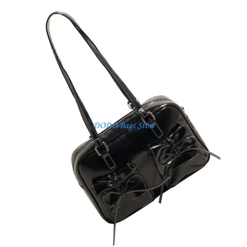 

Женская сумка с милыми бантами, сумка через плечо, модный рюкзак, осенне-зимняя сумка через плечо, сумка подмышки, дорожная на